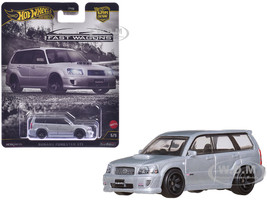 Subaru Forester STI Silver Metallic Fast Wagons Series Diecast Model Car Hot Wheels JBK87