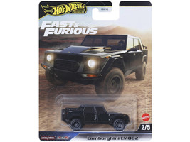 Lamborghini LM002 Black Fast & Furious 2009 Movie Fast & Furious Series Diecast Model Car Hot Wheels LM002
