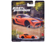 2021 Toyota GR Supra Orange and Black F9 2021 Movie Fast & Furious Series Diecast Model Car Hot Wheels JBM00