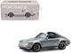Singer Targa Convertible Silver Metallic 1/64 Diecast Model Car Pop Race PR64-SGTA-SL01