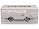 Singer Targa Convertible Silver Metallic 1/64 Diecast Model Car Pop Race PR64-SGTA-SL01