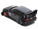 Pandem Civic EG6 RHD Right Hand Drive Kanjozoku Matt Black and Gray with Graphics 1/64 Diecast Model Car Pop Race PR640163