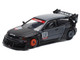 Pandem Civic EG6 RHD Right Hand Drive Kanjozoku Matt Black and Gray with Graphics 1/64 Diecast Model Car Pop Race PR640163