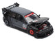 Pandem Civic EG6 RHD Right Hand Drive Kanjozoku Matt Black and Gray with Graphics 1/64 Diecast Model Car Pop Race PR640163