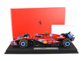 Ferrari SF 24 #55 Carlos Sainz Winner Formula One F1 Australian GP 2024 Limited Edition to 180 pieces Worldwide 1/18 Diecast Model Car BBR BBR241855DIE