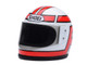 Honda NSR500 WGP500 Motorcycle #56 Red and White with Helmet Baribari Legend 1986 OVA 1/12 Model Autoart 12566