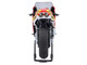 Honda NSR500 WGP500 Motorcycle #56 Red and White with Helmet Baribari Legend 1986 OVA 1/12 Model Autoart 12566