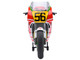 Honda NSR500 WGP500 Motorcycle #56 Red and White with Helmet Baribari Legend 1986 OVA 1/12 Model Autoart 12566