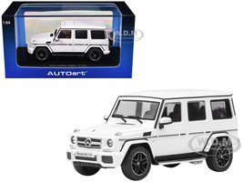 2017 Mercedes Benz AMG G 63 White 1/64 Diecast Model Car Autoart 20112