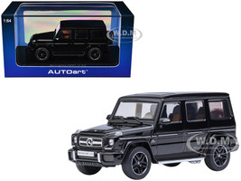 2017 Mercedes Benz AMG G 63 Black 1/64 Diecast Model Car Autoart 20113