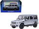 2017 Mercedes Benz AMG G 63 Silver Metallic 1/64 Diecast Model Car Autoart 20114