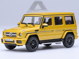 2017 Mercedes Benz AMG G 63 Solar Beam Yellow 1/64 Diecast Model Car Autoart 20201