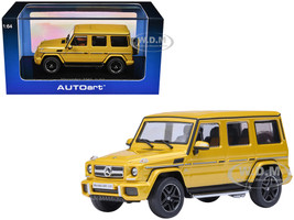 2017 Mercedes Benz AMG G 63 Solar Beam Yellow 1/64 Diecast Model Car Autoart 20201
