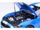 Ford Mustang Shelby GT500 Grabber Blue with White Stripes 1/18 Model Car Autoart 73094