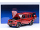 2019 Mercedes Benz AMG G63 Cardinal Red Metallic 1/18 Model Car Autoart AA76353