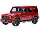 2019 Mercedes Benz AMG G63 Cardinal Red Metallic 1/18 Model Car Autoart AA76353