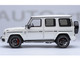 2019 Mercedes Benz AMG G63 Brilliant White Metallic 1/18 Model Car Autoart AA76356