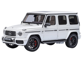 2019 Mercedes Benz AMG G63 Brilliant White Metallic 1/18 Model Car Autoart AA76356