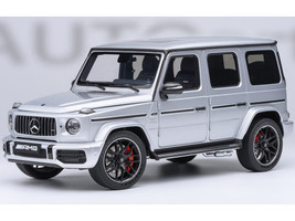2019 Mercedes Benz AMG G63 Iridium Silver Metallic 1/18 Model Car Autoart AA76358
