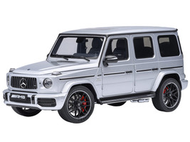 2019 Mercedes Benz AMG G63 Iridium Silver Metallic 1/18 Model Car Autoart AA76358
