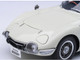 1967 Toyota 2000GT RHD Right Hand Drive White 1/18 Model Car Autoart 79546