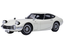 1967 Toyota 2000GT RHD Right Hand Drive White 1/18 Model Car Autoart 79546