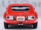1967 Toyota 2000GT RHD Right Hand Drive Red 1/18 Model Car Autoart 79547