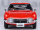1967 Toyota 2000GT RHD Right Hand Drive Red 1/18 Model Car Autoart 79547
