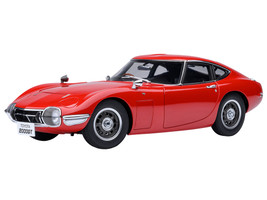 1967 Toyota 2000GT RHD Right Hand Drive Red 1/18 Model Car Autoart 79547