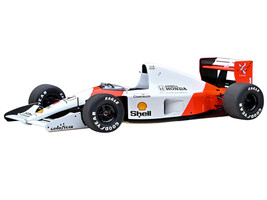 McLaren Honda MP4 6 #1 Ayrton Senna 2nd Place Formula One F1 Japanese GP 1991 without McLaren Logo 1/18 Model Car Autoart 89150