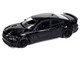 2021 Dodge Charger SRT Hellcat Black with Graphics and Orange Stripes Limited Edition to 4800 pieces Worldwide 1/64 Diecast Model Car Auto World CP8085
