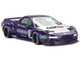 Honda NSX Kaido Racing V2 #0 Purple with White Hood and Graphics Designed by Jun Imai Kaido House Special 1/64 Diecast Model Car Mini GT KHMG173
