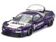 Honda NSX Kaido Racing V2 #0 Purple with White Hood and Graphics Designed by Jun Imai Kaido House Special 1/64 Diecast Model Car Mini GT KHMG173