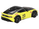 Nissan Z LB Nation Works #23 Ikazuchi Yellow with Black Hood and Top Limited Edition 1/64 Diecast Model Car Mini GT MGT00826