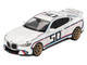 BMW 3 0 CSL #50 White with Blue and Red Stripes and Gold Wheels Limited Edition 1/64 Diecast Model Car Mini GT MGT00863
