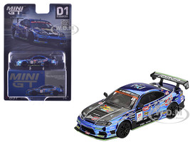 Nissan Silvia S15 D MAX RHD Right Hand Drive #46 Masao Suenaga D MAX Racing D1 Grand Prix 2023 Limited Edition 1/64 Diecast Model Car Mini GT MGT00857