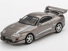 Toyota Supra VeilSide Combat V II Combat Gray Metallic Limited Edition 1/64 Diecast Model Car Mini GT MGT00978