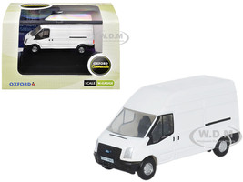2006 Ford Transit LWB High Roof Van White 1/148 N Scale Diecast Model Car Oxford Diecast NFT006