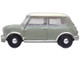 Mini Classic Tweed Gray with Cream Top 1/148 (N) Scale Diecast Model Car Oxford Diecast NMN009