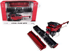 Case IH Axial-Flow AF11 Combine 16-Row Corn Head Draper Grain Head Red 1/64 Diecast Model ERTL TOMY 44407