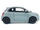 2023 Fiat 500e Light Blue 1/24 Diecast Model Car Bburago 21110BL