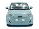 2023 Fiat 500e Light Blue 1/24 Diecast Model Car Bburago 21110BL