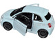 2023 Fiat 500e Light Blue 1/24 Diecast Model Car Bburago 21110BL