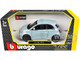 2023 Fiat 500e Light Blue 1/24 Diecast Model Car Bburago 21110BL