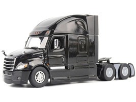 Freightliner New Cascadia Sleeper Cab Truck Tractor Black Transport Series 1/50 Diecast Model Diecast Masters 71126
