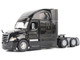 Freightliner New Cascadia Sleeper Cab Truck Tractor Black Transport Series 1/50 Diecast Model Diecast Masters 71126