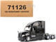 Freightliner New Cascadia Sleeper Cab Truck Tractor Black Transport Series 1/50 Diecast Model Diecast Masters 71126
