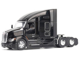 Kenworth T680 76 High Roof Sleeper Cab Truck Tractor Black Transport Series 1/50 Diecast Model Diecast Masters 71131