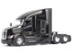 Kenworth T680 76 High Roof Sleeper Cab Truck Tractor Black Transport Series 1/50 Diecast Model Diecast Masters 71131