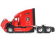 Kenworth T680 76 High Roof Sleeper Cab Truck Tractor Viper Red Transport Series 1/50 Diecast Model Diecast Masters 71132